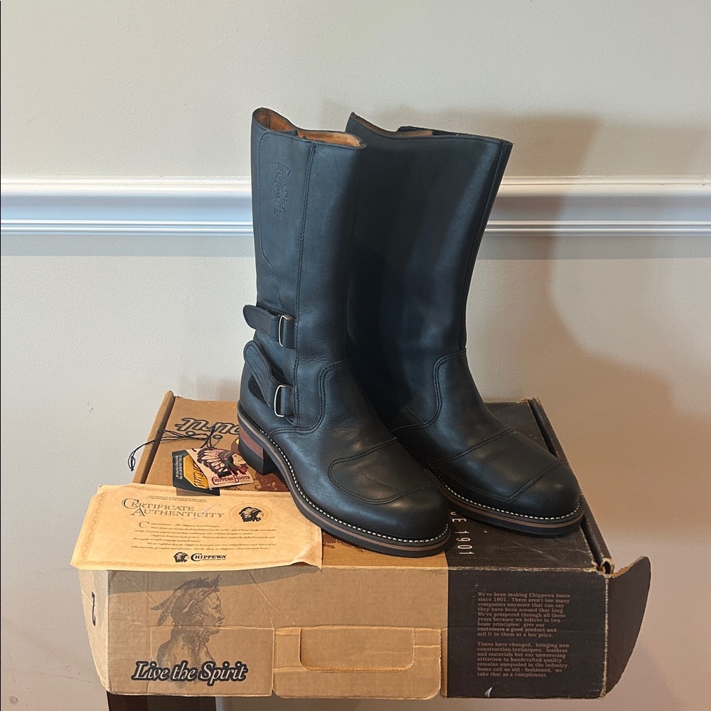 Chippewa Rally Tan Leather Boots